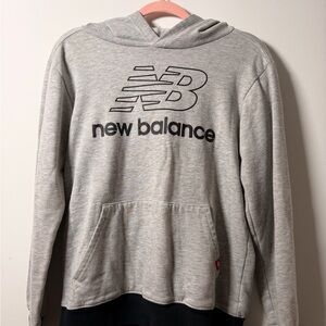 New Balance Light Gray Youth Hoodie